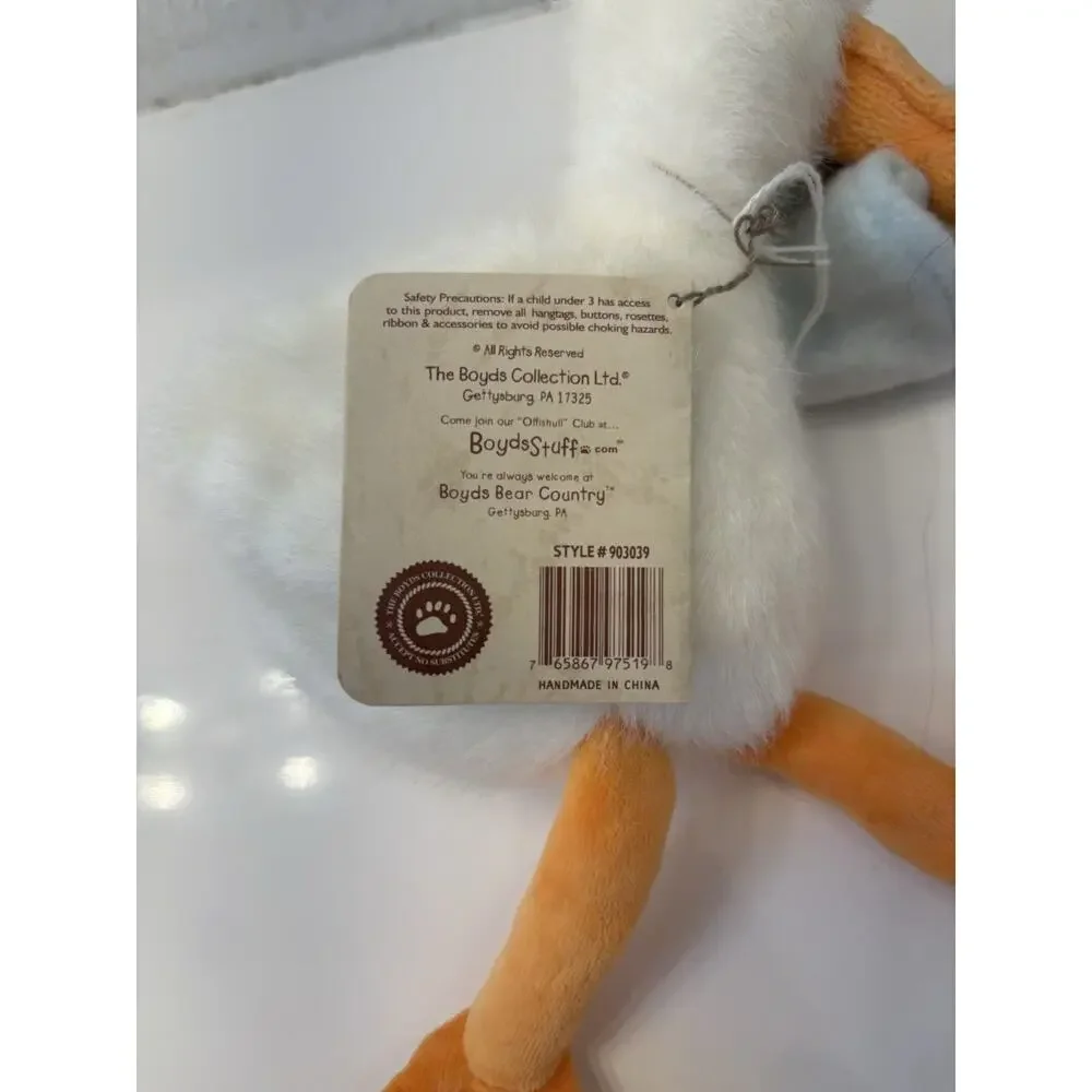 Vintage Boyds Bears Special Delivery Stork Holding Baby Bear in Blanket Plush